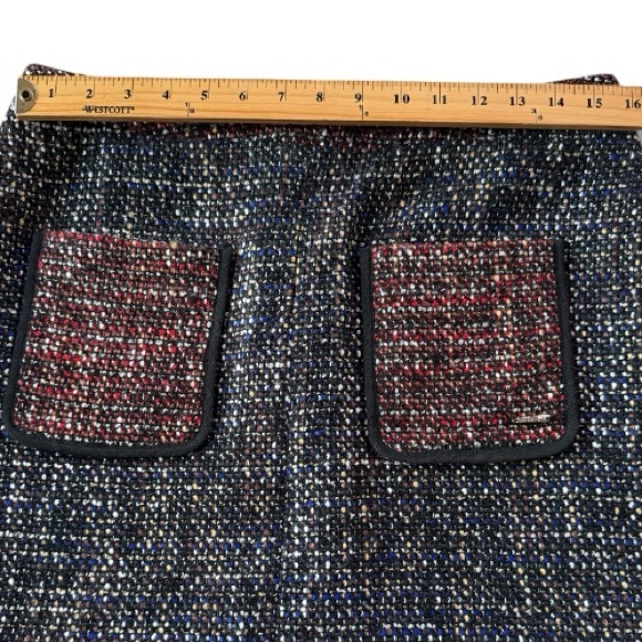 Ted Baker London Boucle Juley A Line Skirt Size 4 - Picture 6 of 12